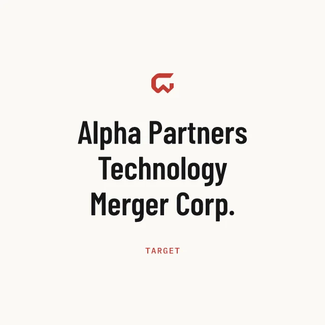 Target: Alpha Partners Technology Merger Corp.