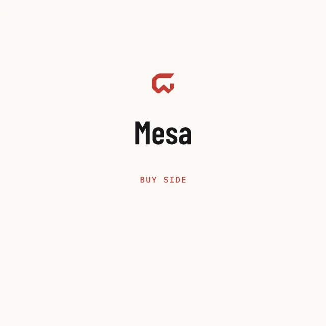 Buy side: Mesa