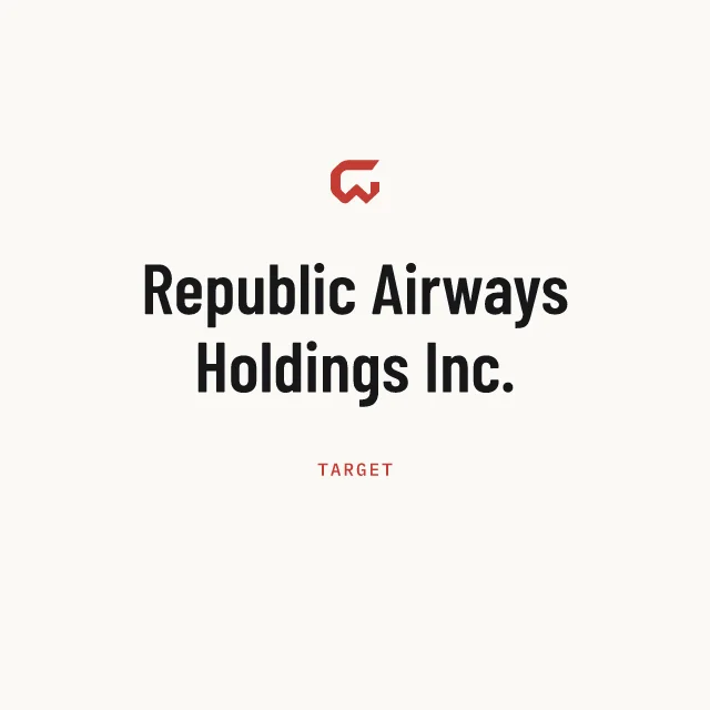 Target: Republic Airways Holdings Inc.