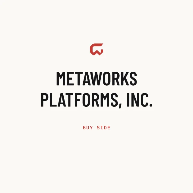 Buy side: METAWORKS PLATFORMS, INC.