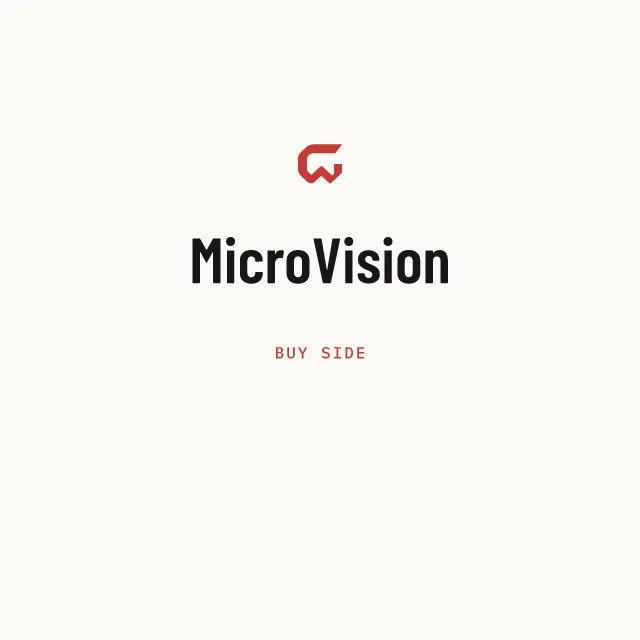 Buy side: MicroVision
