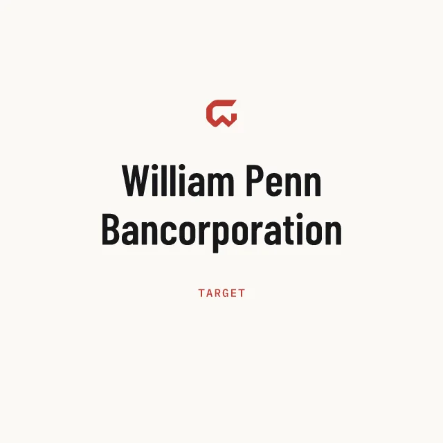 Target: William Penn Bancorporation