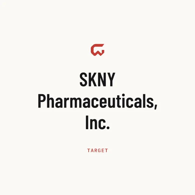 Target: SKNY Pharmaceuticals, Inc.