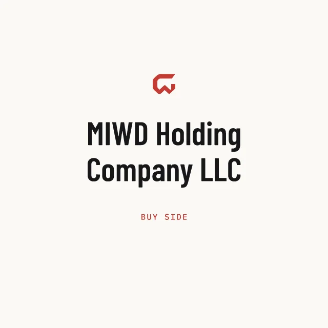 Buy side: MIWD Holding Company LLC