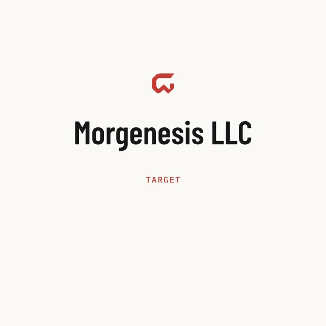 Target: Morgenesis LLC