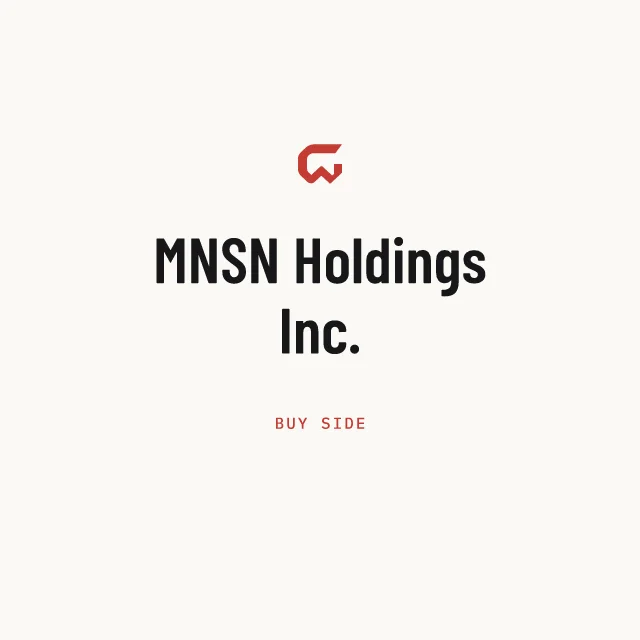 Buy side: MNSN Holdings Inc.