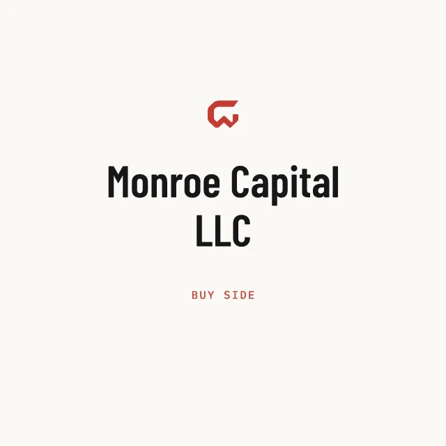 Buy side: Monroe Capital LLC