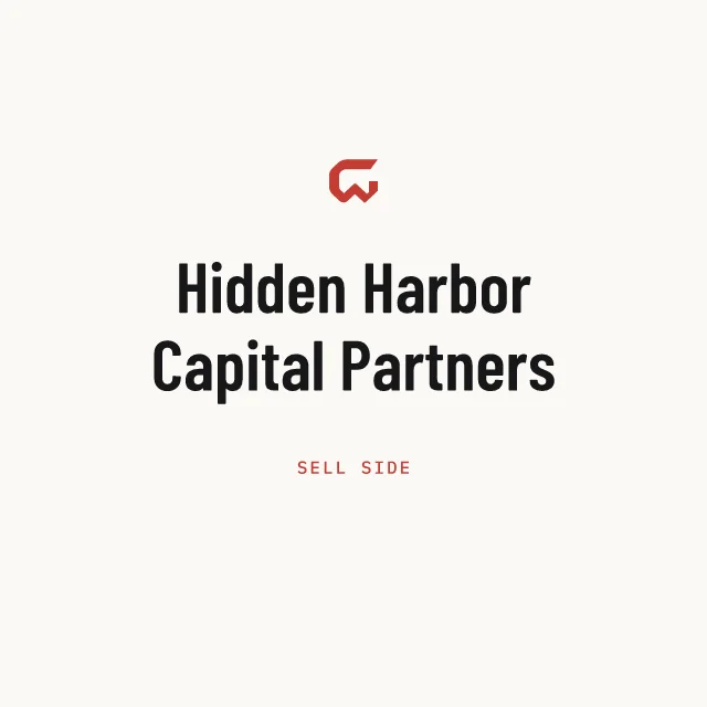 Sell side: Hidden Harbor Capital Partners