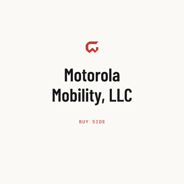 Buy side: Motorola Mobility, LLC