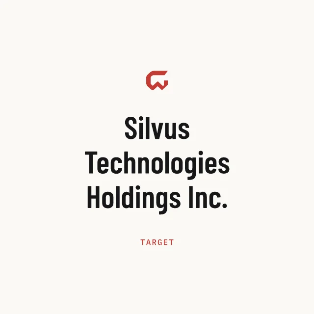 Target: Silvus Technologies Holdings Inc.