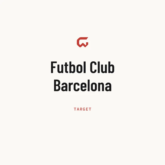 Target: Futbol Club Barcelona