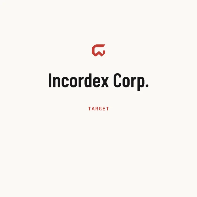 Target: Incordex Corp.