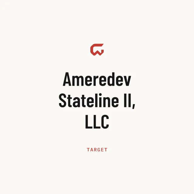Target: Ameredev Stateline II, LLC