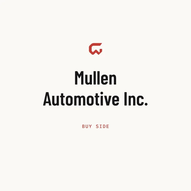 Buy side: Mullen Automotive Inc.