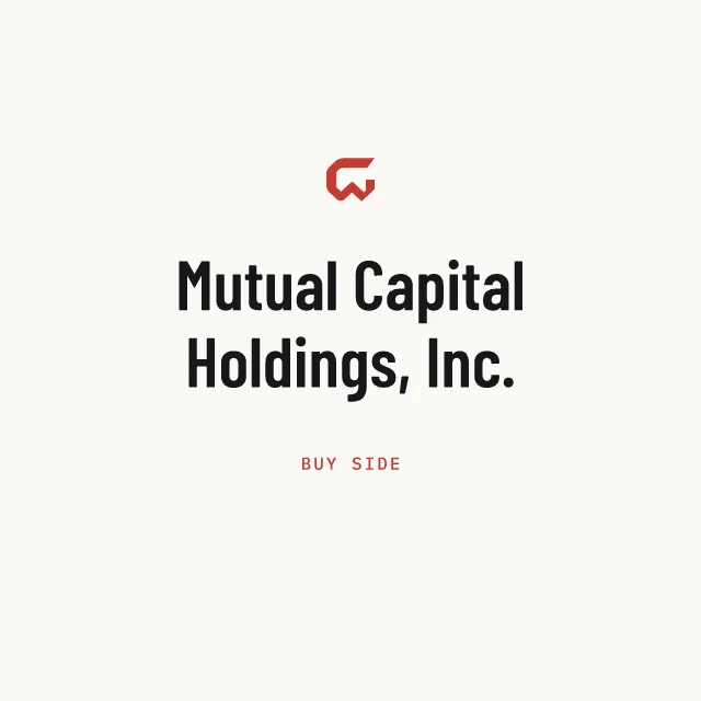 Buy side: Mutual Capital Holdings, Inc.