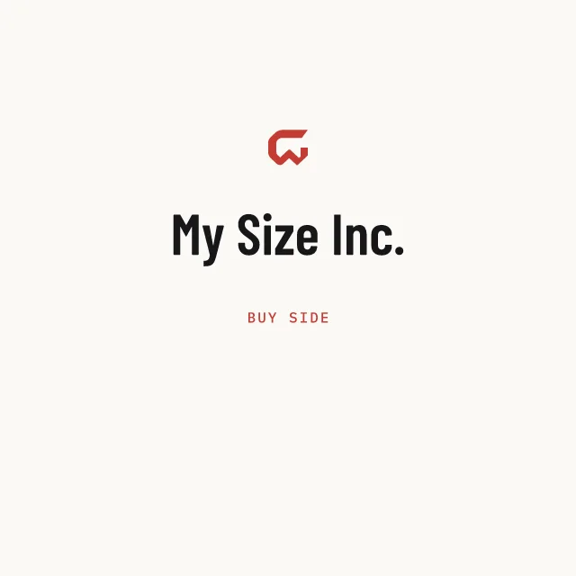 Buy side: My Size Inc.