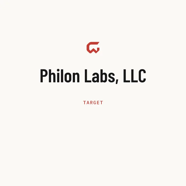 Target: Philon Labs, LLC