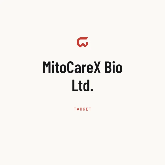 Target: MitoCareX Bio Ltd.