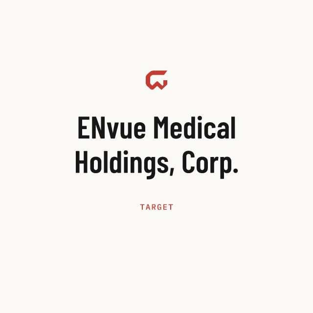 Target: ENvue Medical Holdings, Corp.