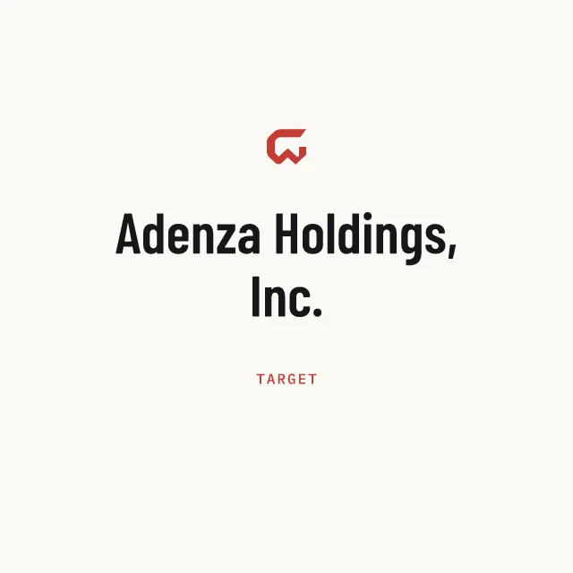 Target: Adenza Holdings, Inc.