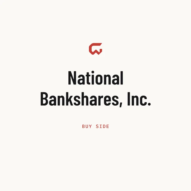 Buy side: National Bankshares, Inc.