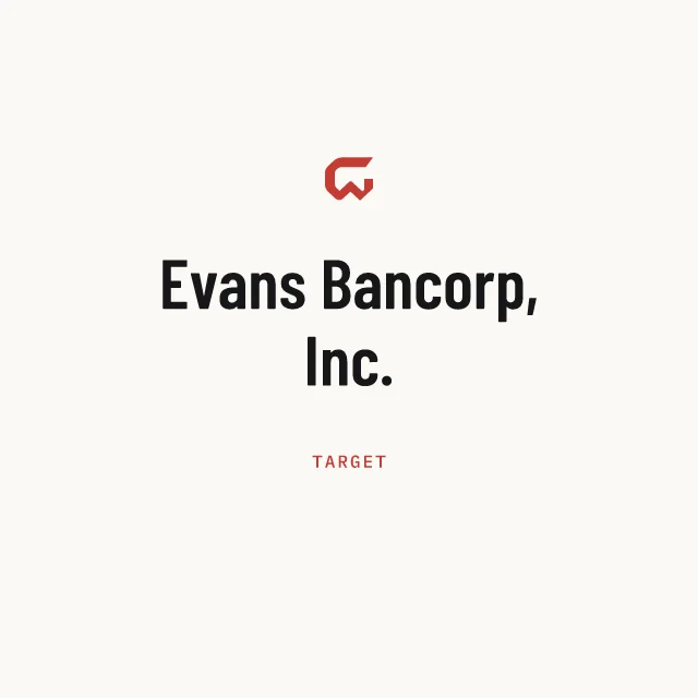 Target: Evans Bancorp, Inc.