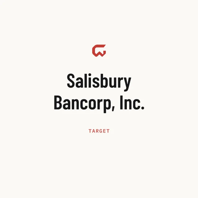 Target: Salisbury Bancorp, Inc.