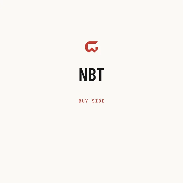 Buy side: NBT