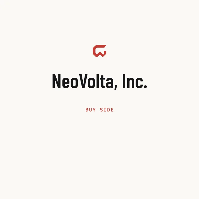 Buy side: NeoVolta, Inc.