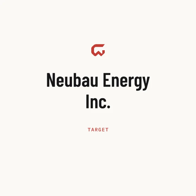 Target: Neubau Energy Inc.