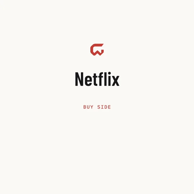 Buy side: Netflix