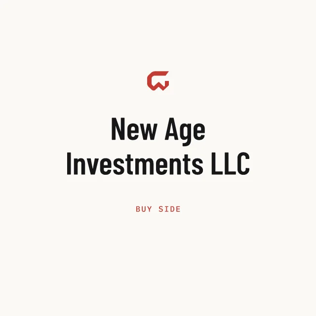Buy side: New Age Investments LLC