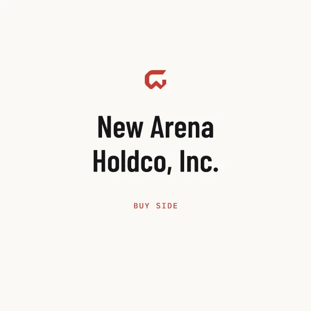 Buy side: New Arena Holdco, Inc.