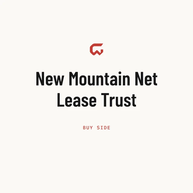 Buy side: New Mountain Net Lease Trust