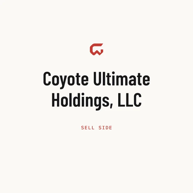 Sell side: Coyote Ultimate Holdings, LLC