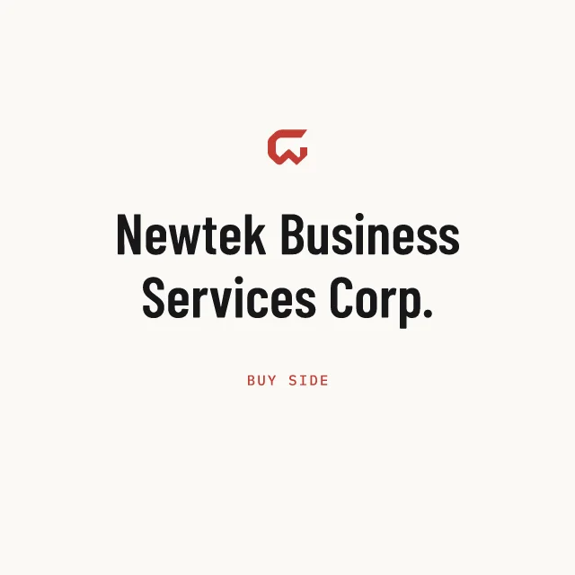 Buy side: Newtek Business Services Corp.