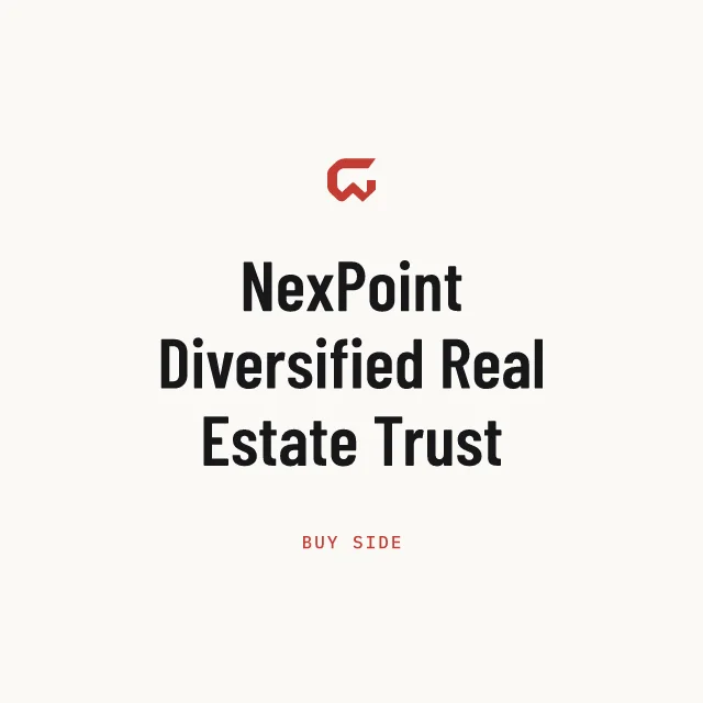 Buy side: NexPoint Diversified Real Estate Trust