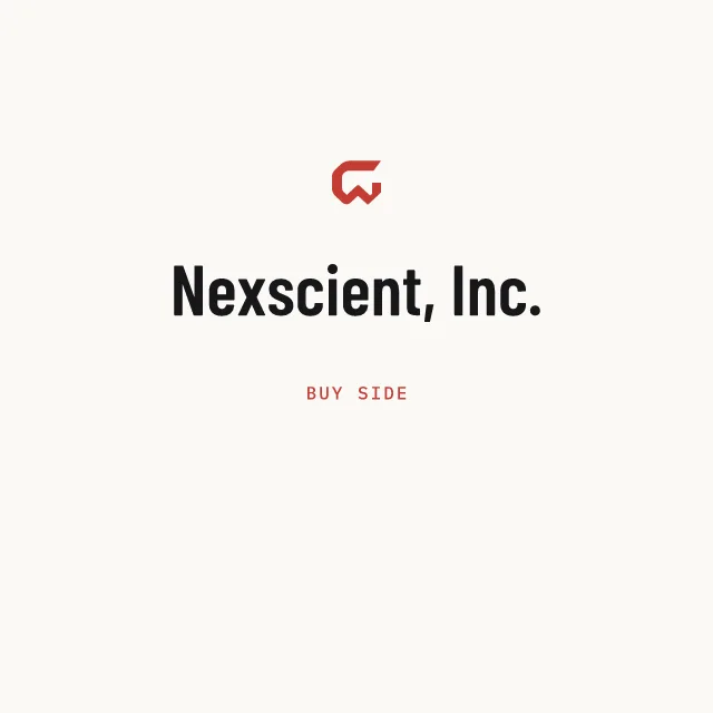 Buy side: Nexscient, Inc.