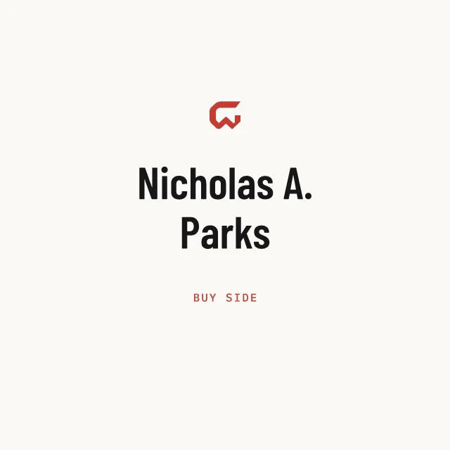 Buy side: Nicholas A. Parks
