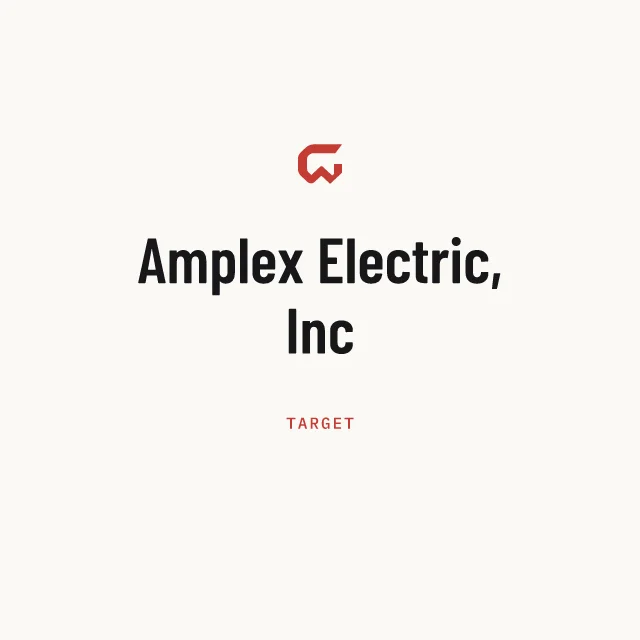 Target: Amplex Electric, Inc