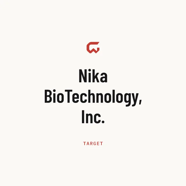 Target: Nika BioTechnology, Inc.