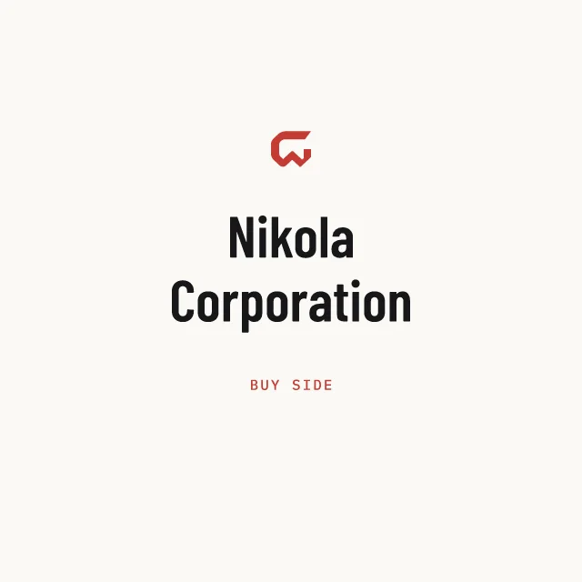 Buy side: Nikola Corporation