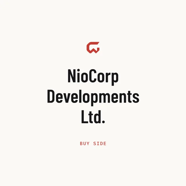 Buy side: NioCorp Developments Ltd.