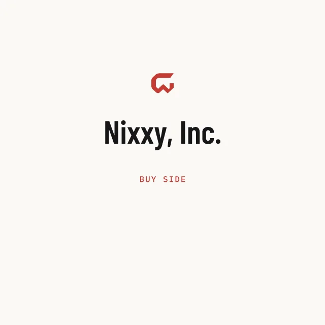 Buy side: Nixxy, Inc.