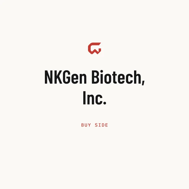 Buy side: NKGen Biotech, Inc.
