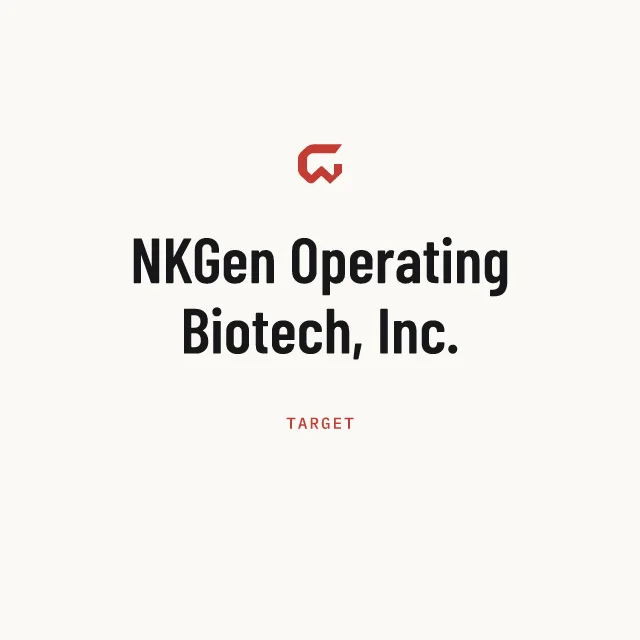Target: NKGen Operating Biotech, Inc.