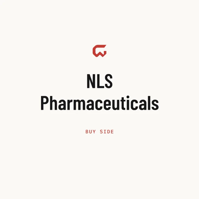 Buy side: NLS Pharmaceuticals