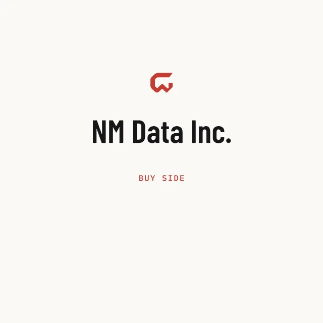 Buy side: NM Data Inc.