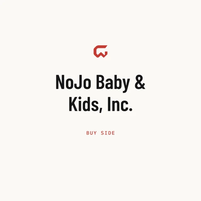 Buy side: NoJo Baby & Kids, Inc.