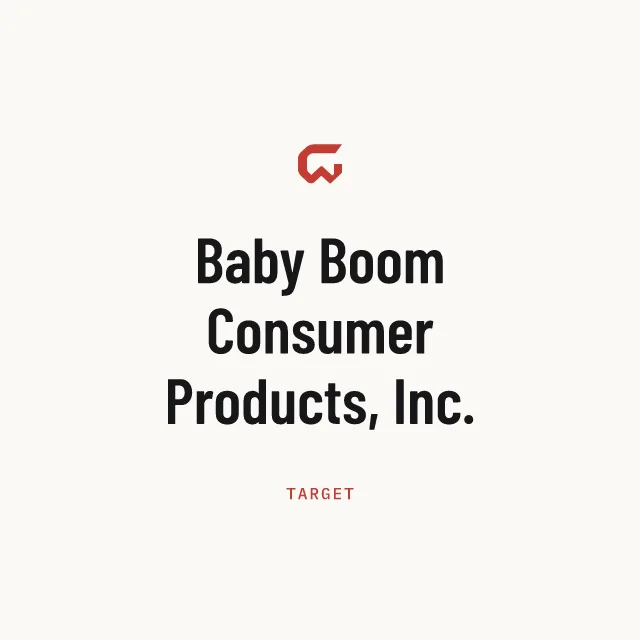 Target: Baby Boom Consumer Products, Inc.